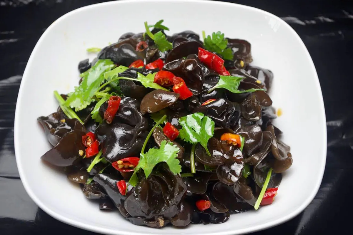 Cold Black Fungus Salad at Yunxiang Sichuan Cuisine，a Chinese Restaurant in Arcadia