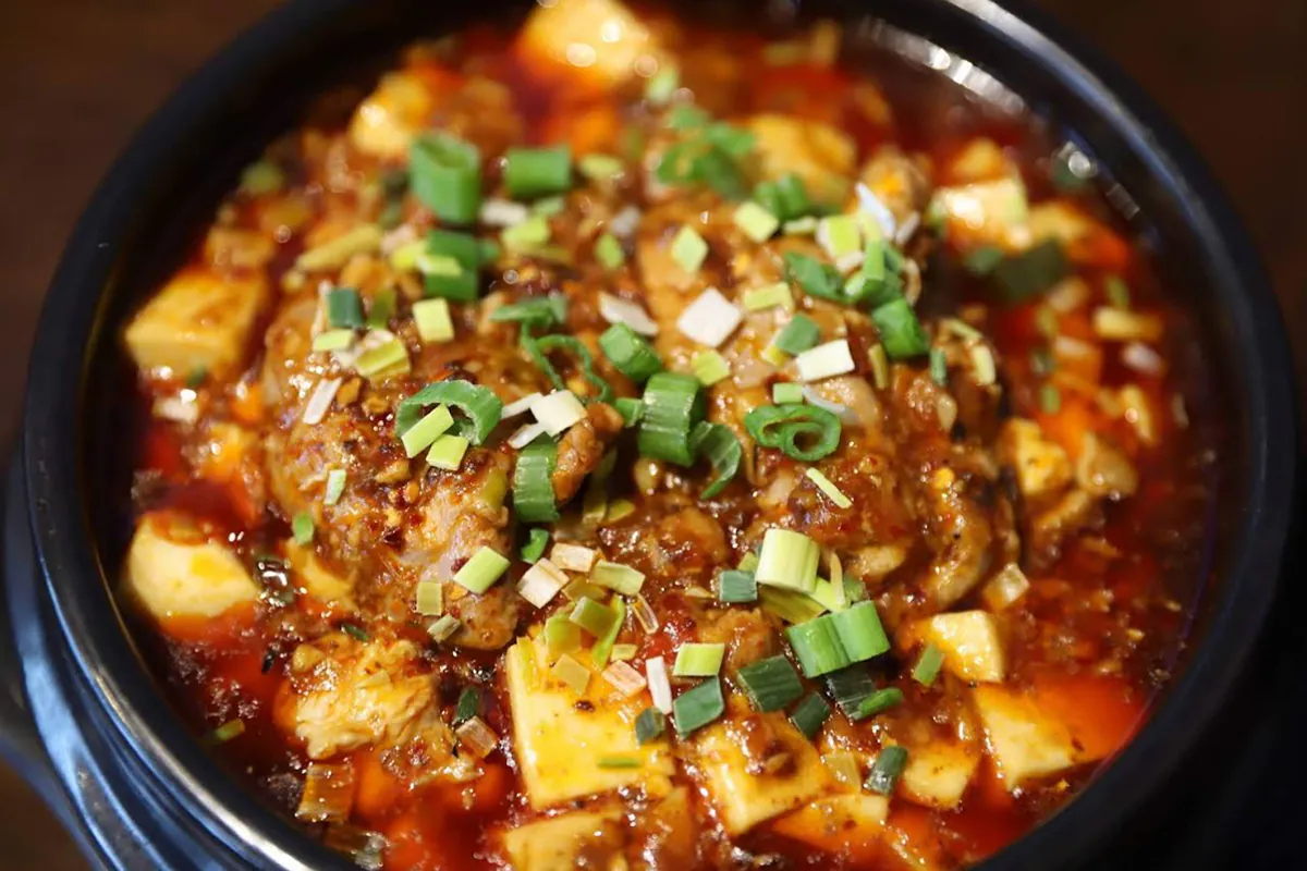 Mapo Tofu at Yunxiang Sichuan Cuisine，a Chinese Restaurant in Arcadia